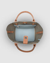 Dublin Tote! *BEST SELLER*  Wedgewood Blue Tan!