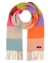 Large Colourful Striped Scarf By Fraas!