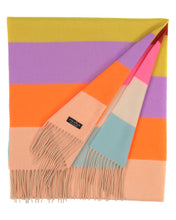 Large Colourful Striped Scarf By Fraas!