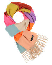 Large Colourful Striped Scarf By Fraas!