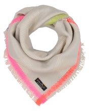 Sustainable Checkerboard Scarf By Fraas!  Three Colours!  50% Off!