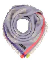 Sustainable Checkerboard Scarf By Fraas!  Three Colours!  50% Off!