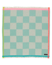 Sustainable Checkerboard Scarf By Fraas!  Three Colours!  50% Off!