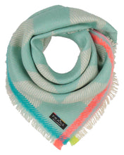 Sustainable Checkerboard Scarf By Fraas!  Three Colours!  50% Off!