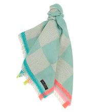 Sustainable Checkerboard Scarf By Fraas!  Three Colours!  50% Off!