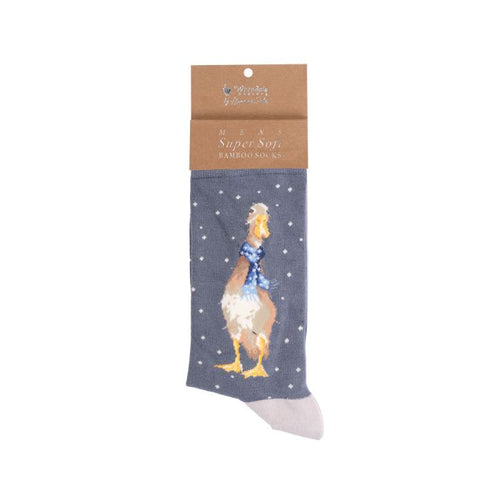 Christmas Scarf Duck Men’s Sock!