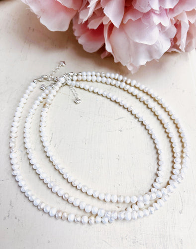 Sweet Heart Pearl Necklace!