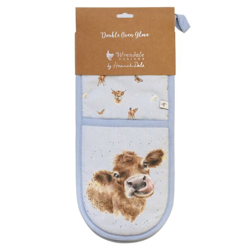 Farmyard Friends Double Oven Glove By Wrendale!  50% Off!